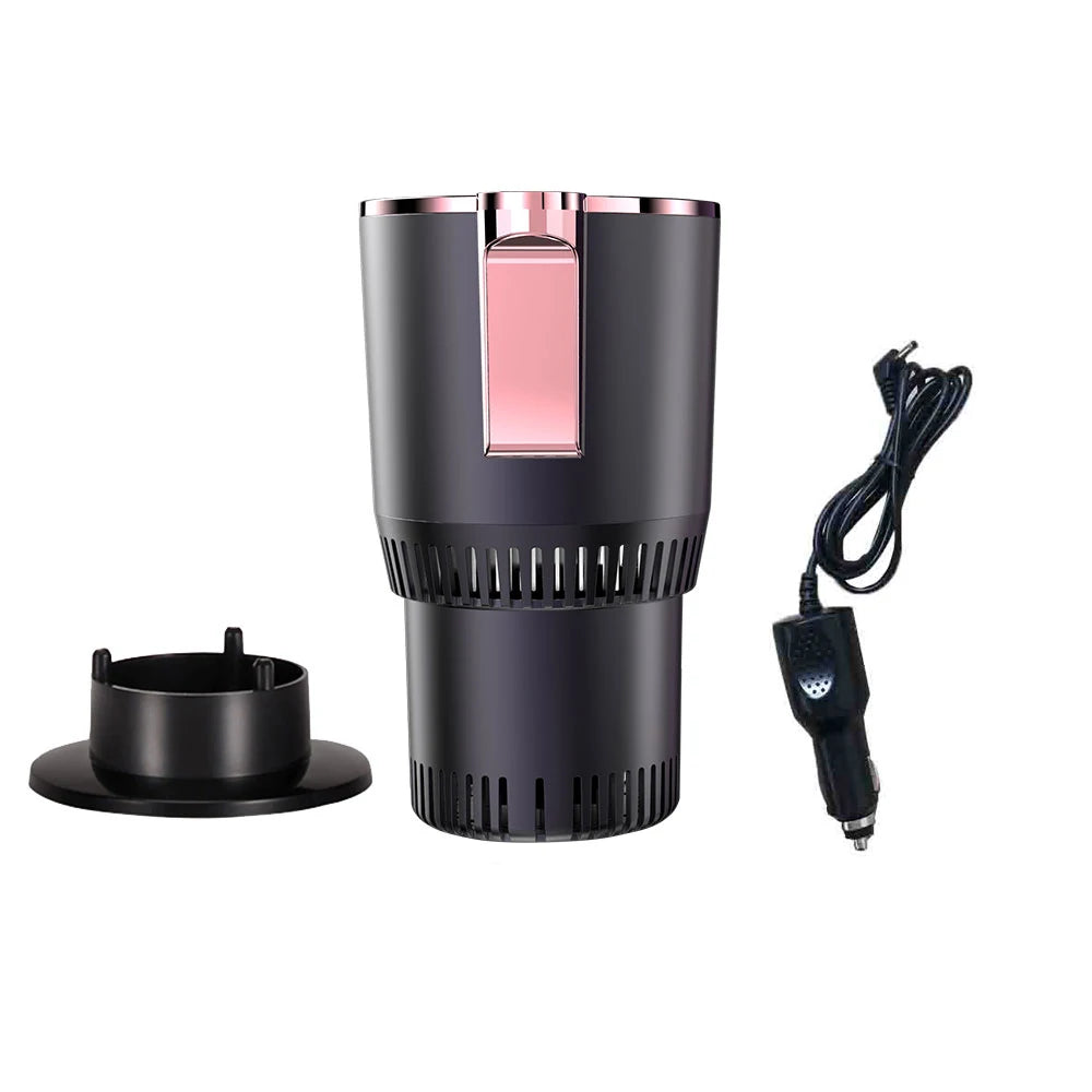 Portable Smart 2 in 1 12V Car Cup Cooler Warmer for Outdoor Travelling Mini Auto Refrigerator Cooling Heating Cup Drinks Holder