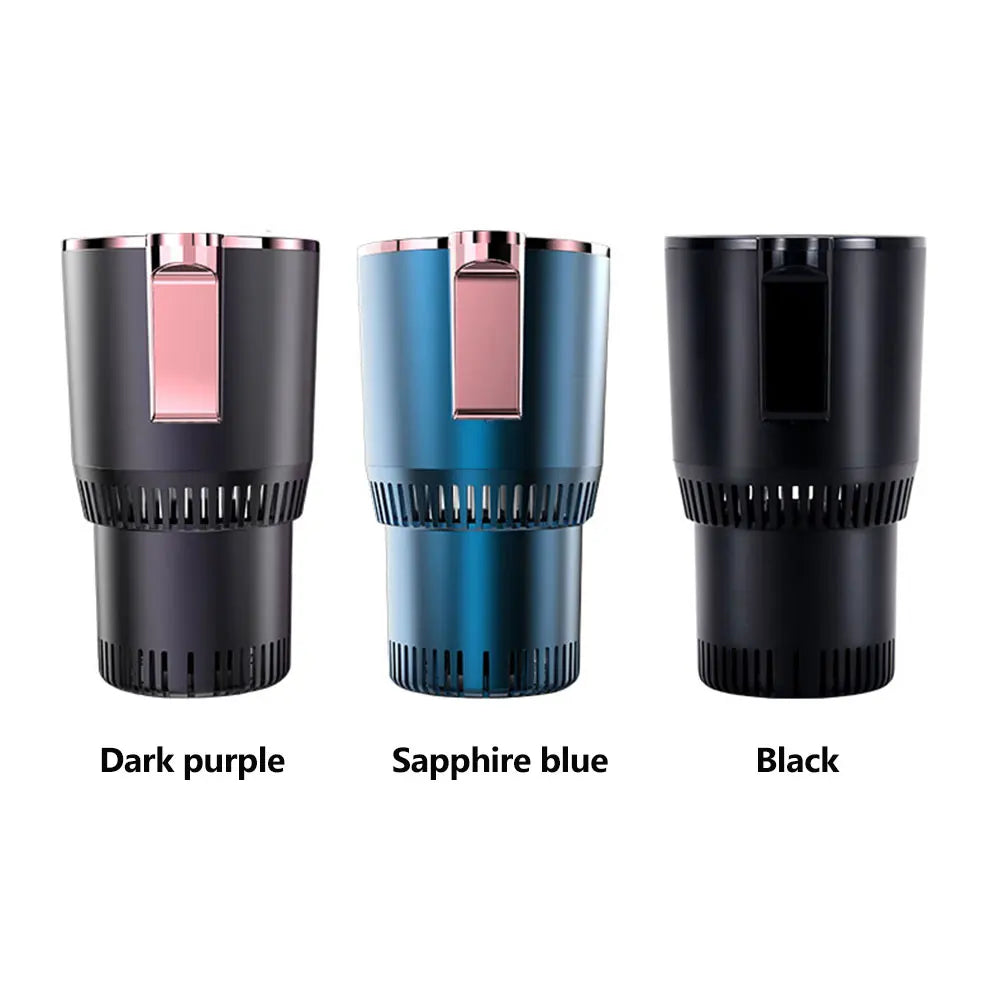 Portable Smart 2 in 1 12V Car Cup Cooler Warmer for Outdoor Travelling Mini Auto Refrigerator Cooling Heating Cup Drinks Holder