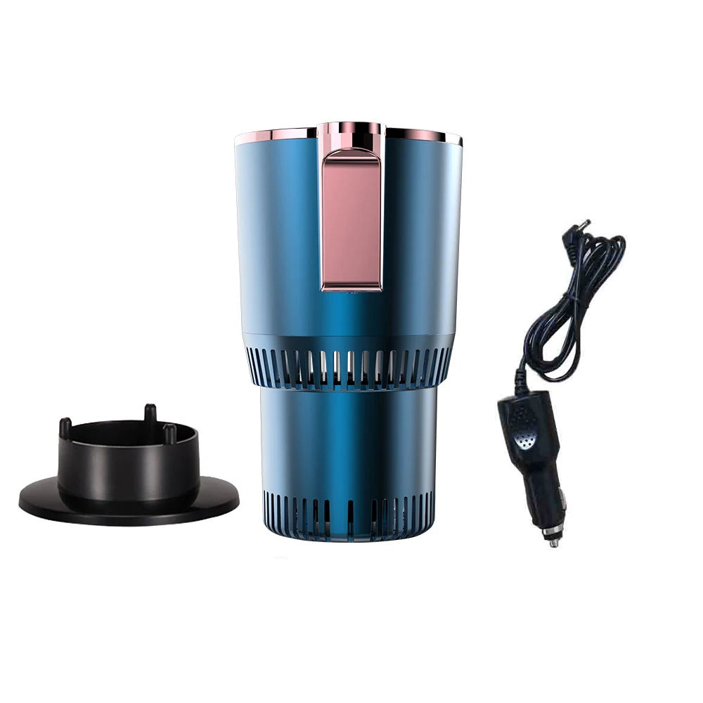 Portable Smart 2 in 1 12V Car Cup Cooler Warmer for Outdoor Travelling Mini Auto Refrigerator Cooling Heating Cup Drinks Holder